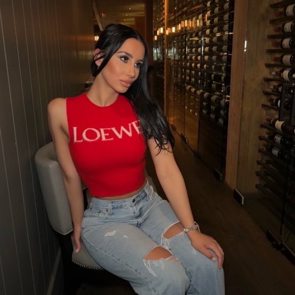 Red Loewe sweater - Picture 2 of 2